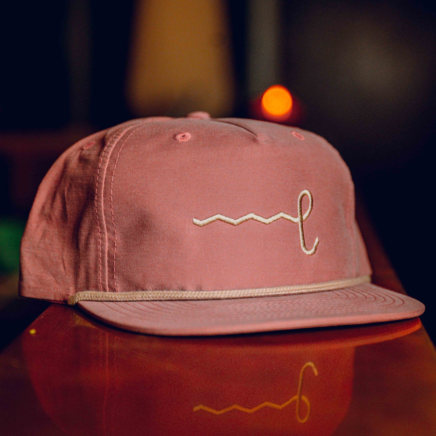 Hotel Lucine Pink Rope Hat
